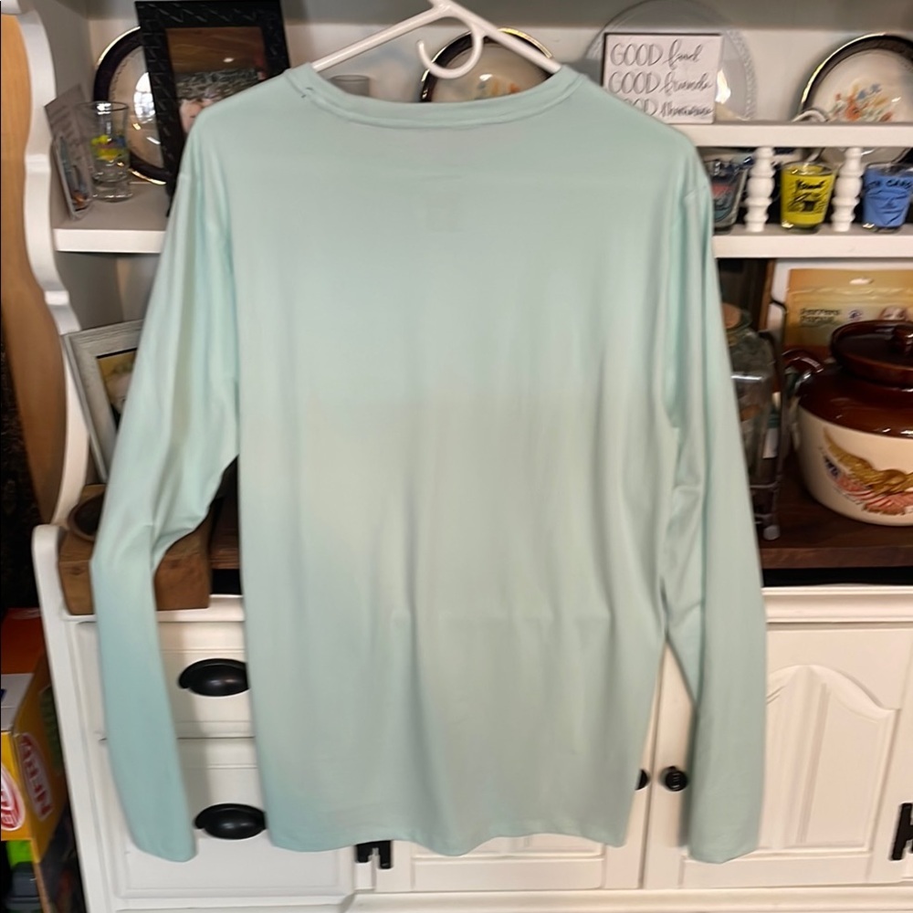 All in Motion, Medium, Light Green Long Sleeve Shirt, NWT - Picture 4 of 4